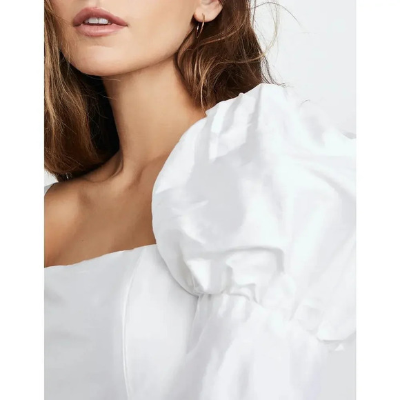 Macgraw Romantic Mini Dress Ivory Size 4 - Picture 5 of 10